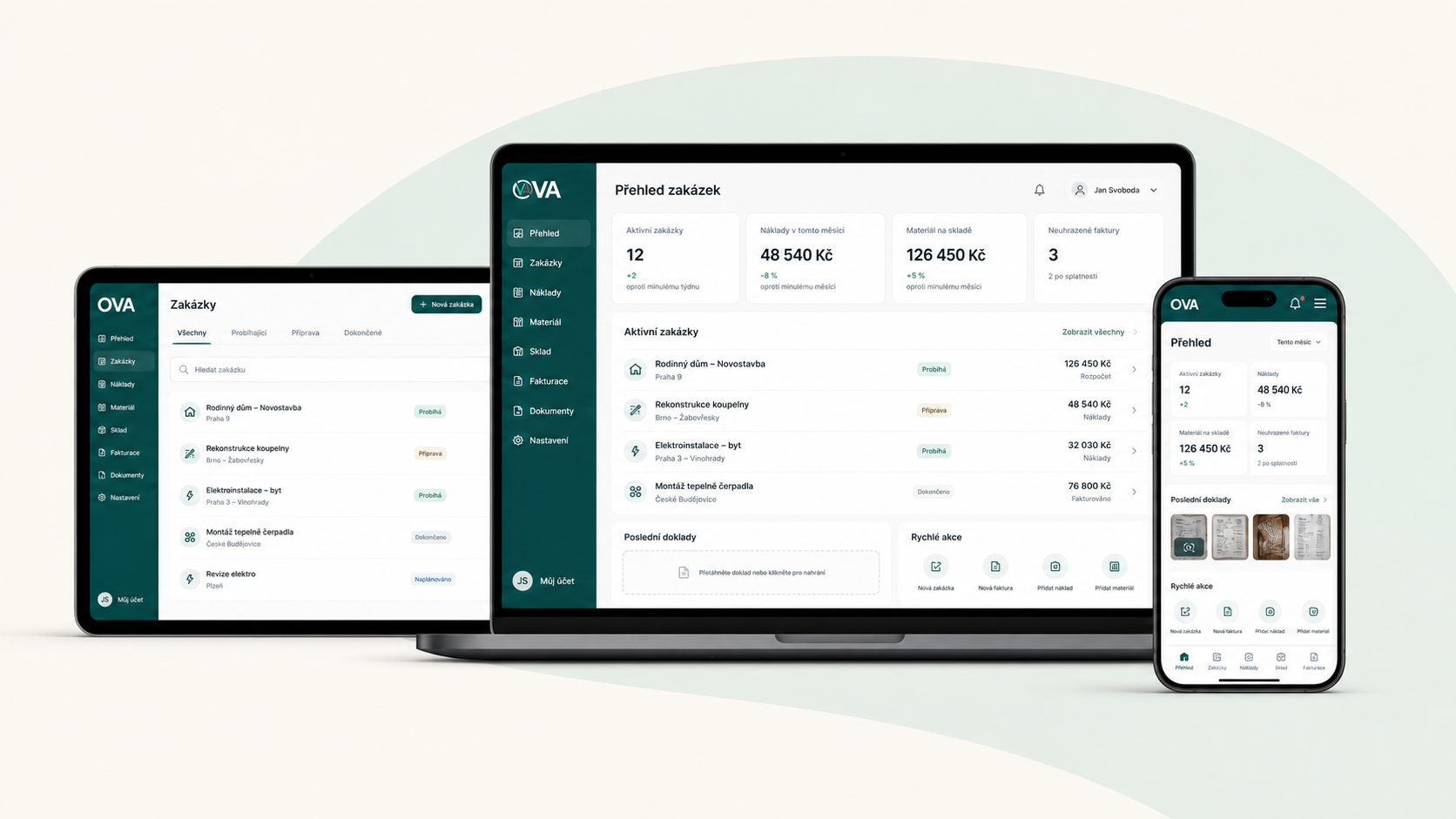Web a aplikace OvApp